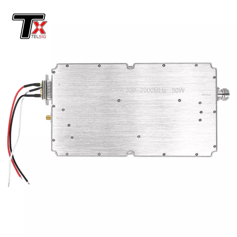 A wide -band power amplifier 300–2000 MHz module 50 W without a signal source
